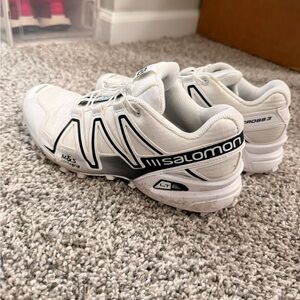 Salomon Women’s White and Black Sneakers